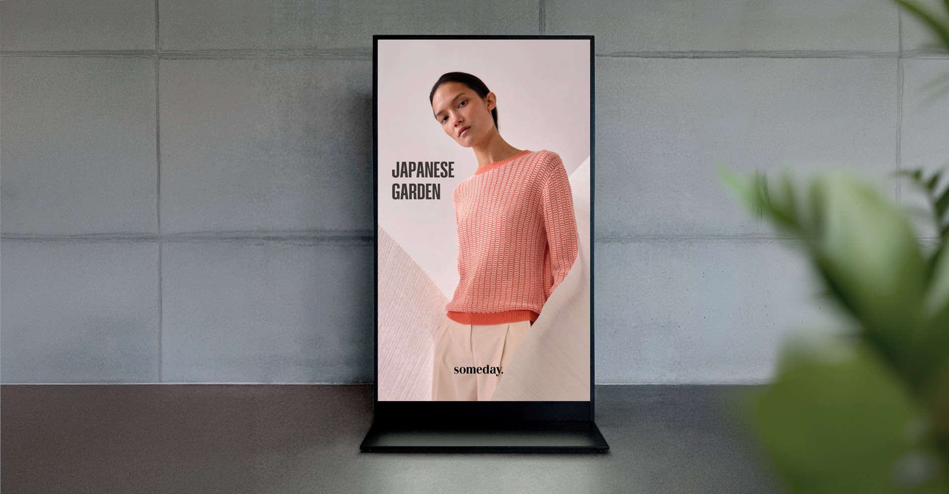 POS Video Wall für Someday – visuelle Kampagnenumsetzung im Retail-Bereich